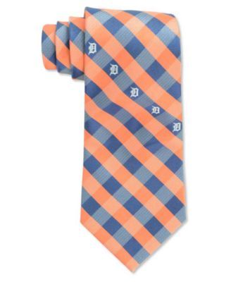 Detroit Tigers Checked Tie