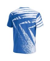 NFL Properties Men's NFL X Staple Blue Detroit Lions Team Slogan All Over  Print Short Sleeve T-shirt