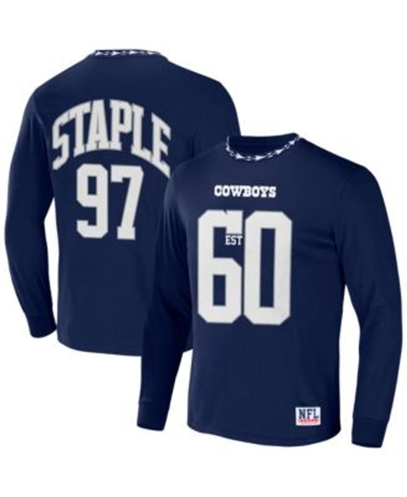 Men's Pro Standard Navy Dallas Cowboys Classic Chenille T-Shirt 