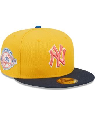 Men's New York Yankees New Era Gray 100th Anniversary Sky Blue