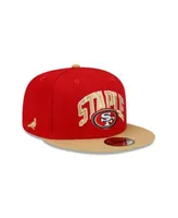 San Francisco 49ers New Era Team Script 9FIFTY Snapback Hat - Scarlet/Gold