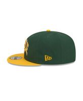 New Era Green/Gold Green Bay Packers Team Split 9FIFTY Snapback Hat