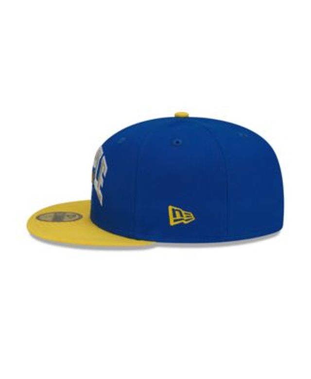 Men's Los Angeles Rams New Era Royal Splatter 9FIFTY Snapback Hat