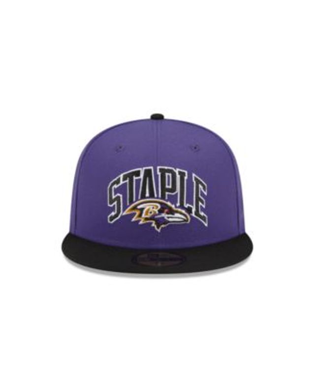 New Era Men's X Staple Purple, Gold Minnesota Vikings Pigeon 59Fifty Fitted  Hat