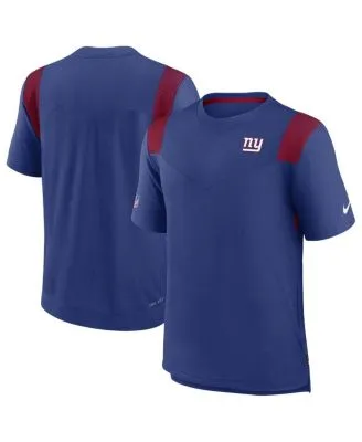 Nike Men's New York Giants Sideline Player Blue Long Sleeve T