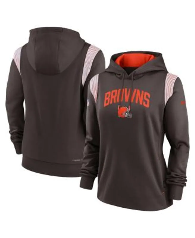 Nike Women's Brown Cleveland Browns Sideline Stack Performance