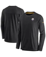 Nike Men's Nike Black Pittsburgh Steelers Fan Gear Horizontal Lockup Legend  - Performance T-Shirt