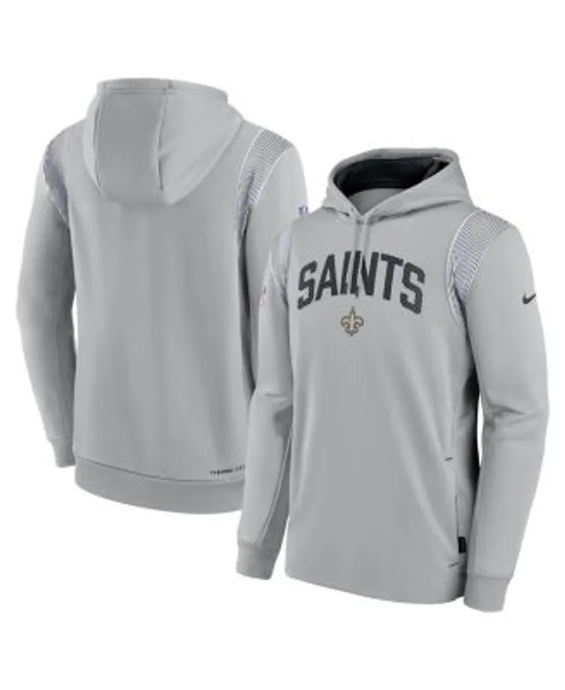 Men's Nike Black New Orleans Saints Performance Sideline Lockup Full-Zip Hoodie Size: Large