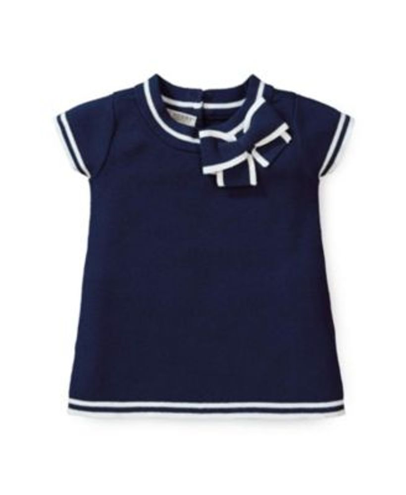 Hope Henry Girls' Milano Tipped Short Sleeve Sweater, Kids | Foxvalley Mall