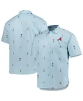 Men's Royal Atlanta Braves Big & Tall Button-Up Shirt