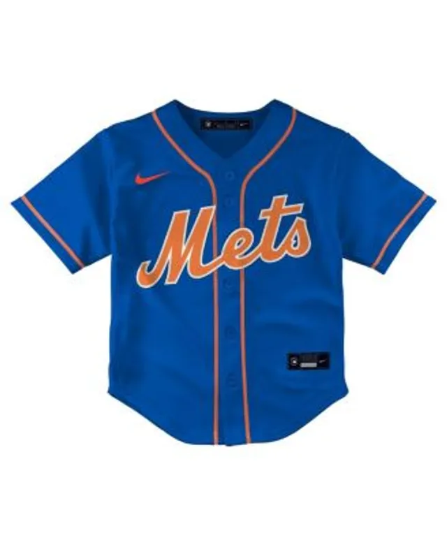 Francisco Lindor New York Mets baseball boys Nike black shirt size