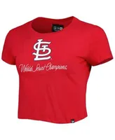 St. Louis Cardinals New Era Women's Plus Size 3/4 Sleeve Raglan T