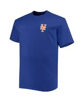 Profile Men's Royal New York Mets Big and Tall Father's Day #1 Dad T-shirt