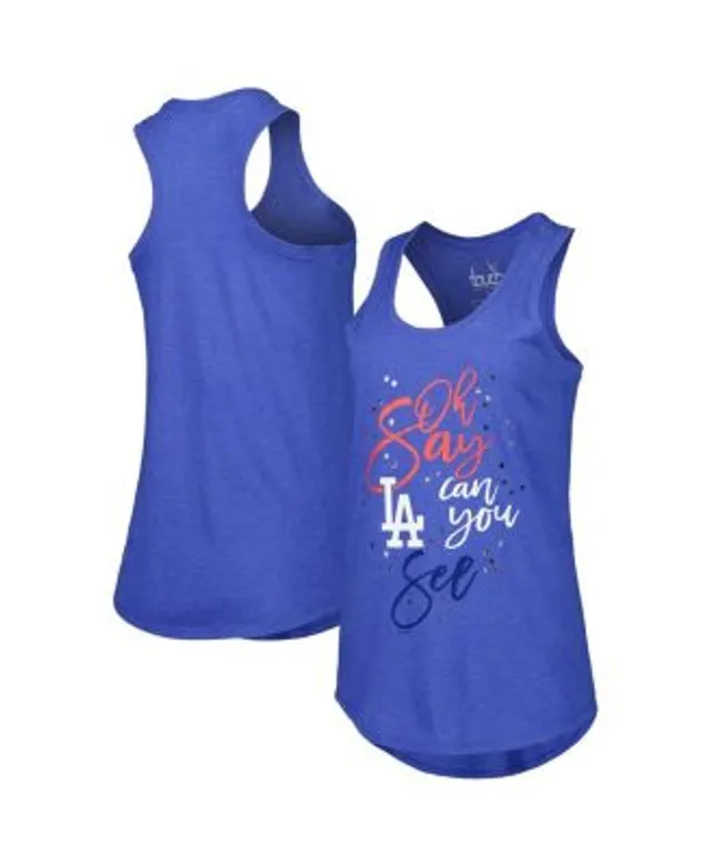 Women's Touch Navy New York Yankees Americana Tri-Blend Racerback Tank Top Size: Small