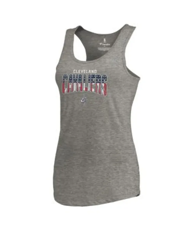 Profile Women's Cleveland Browns Heathered Gray Plus Size Team Racerback Tank Top in Heather Gray