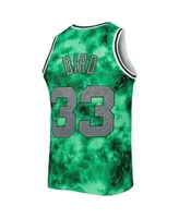 Mitchell & Ness Larry Bird Boston Celtics Split Swingman Jersey in Green  for Men