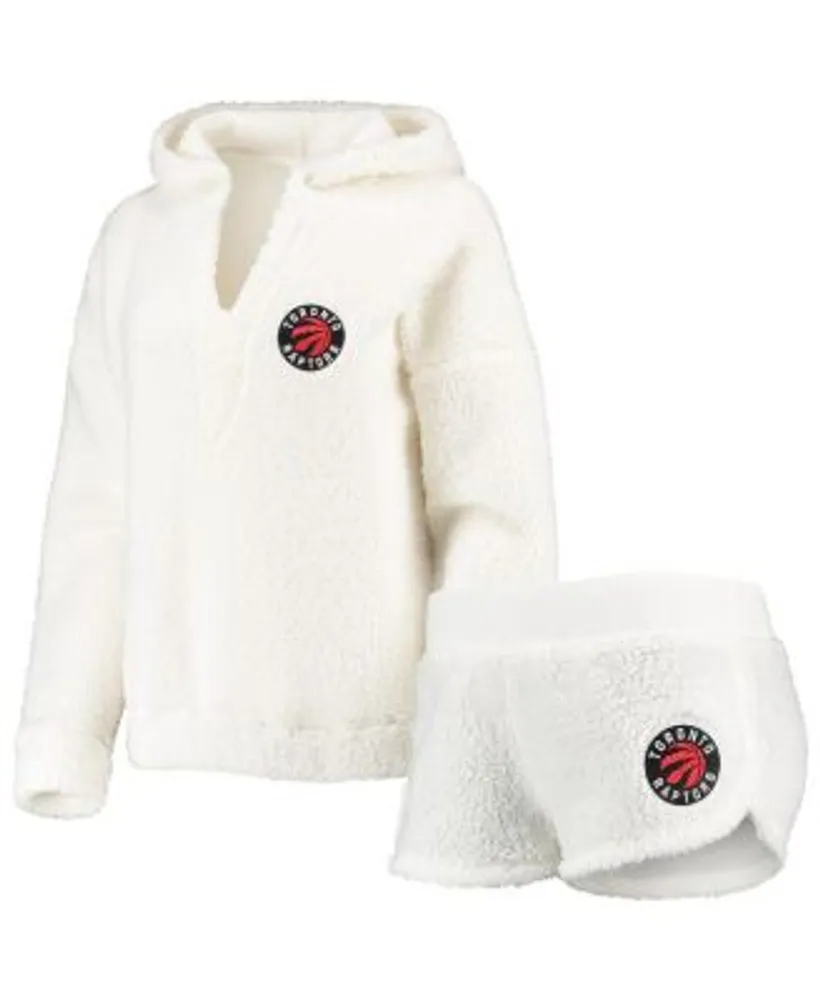 Lids Arizona Cardinals Concepts Sport Women's Fluffy Hoodie Top & Shorts  Set - Cream