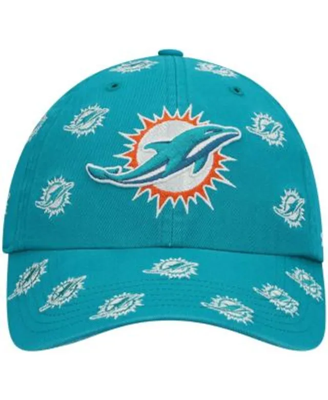 47 Brand / Men's Miami Dolphins Clean Up Aqua Adjustable Hat