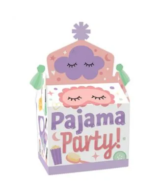 Pajama Slumber Party - Girls Sleepover Birthday Party Favor Kids Stickers -  16 Sheets - 256 Stickers