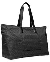 Michael Kors Jet Set Large Packable Travel Tote Bag - Black