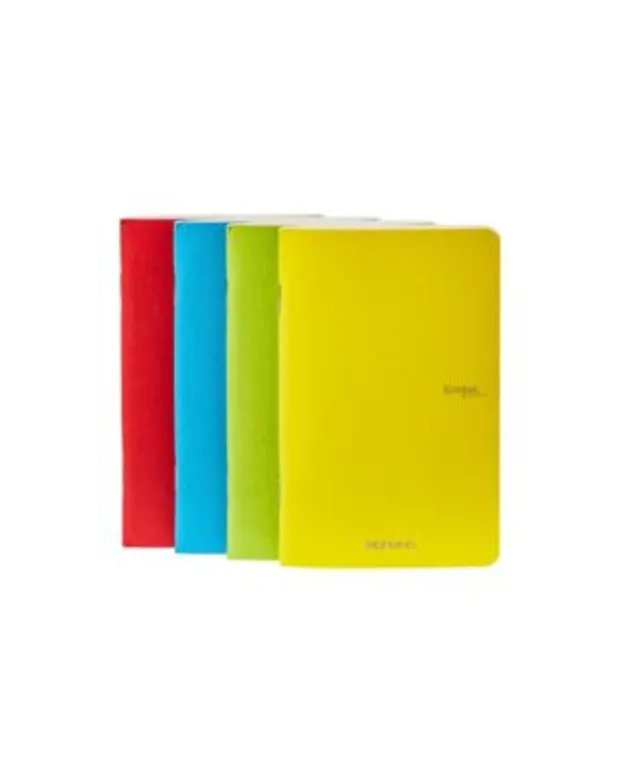 Fabriano Ecoqua Plus Hidden Spiral-Bound Notebook A5 Dot Yellow