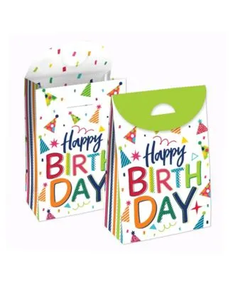 Medium Happy Bag, Set of 3 - Happy Birthday