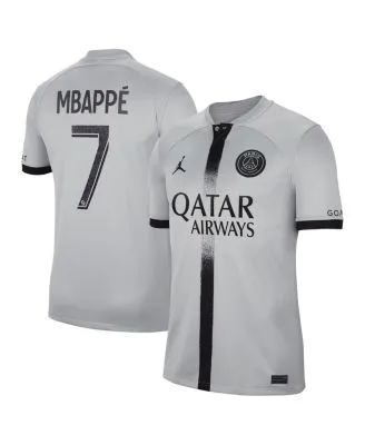 Nike Paris Saint-Germain 2022/23 Stadium Away (Kylian Mbappe) Women's Dri-Fit Soccer Jersey Grey