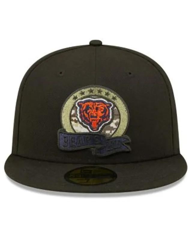 New Era Women's New Era Black Chicago Bears 2022 Salute To Service 9TWENTY Adjustable  Hat