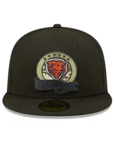 Chicago Bears New Era Women's 2022 Salute To Service 9TWENTY Adjustable Hat  - Black