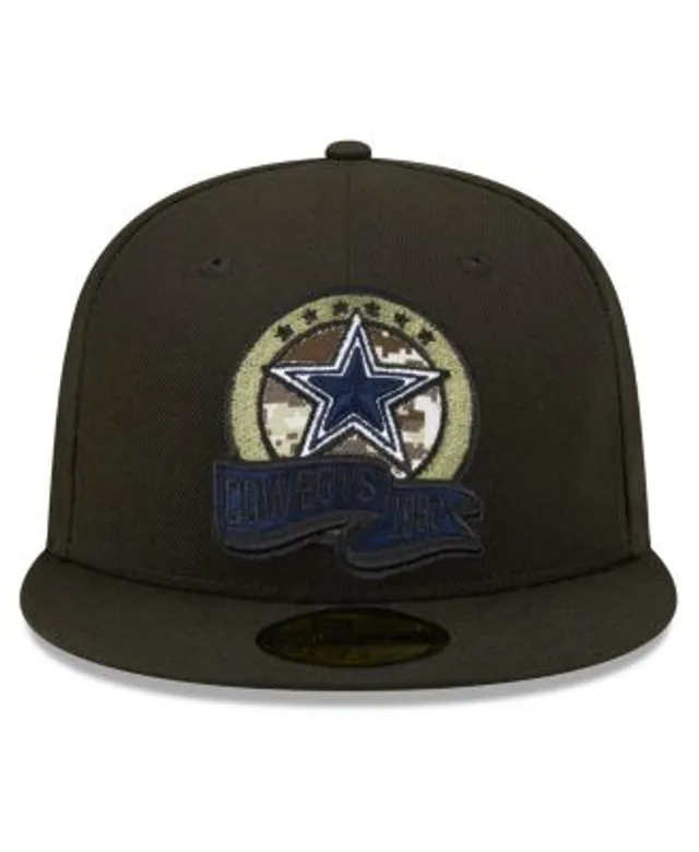 New Era Men's Black Dallas Cowboys 2022 Salute To Service 59FIFTY Fitted Hat