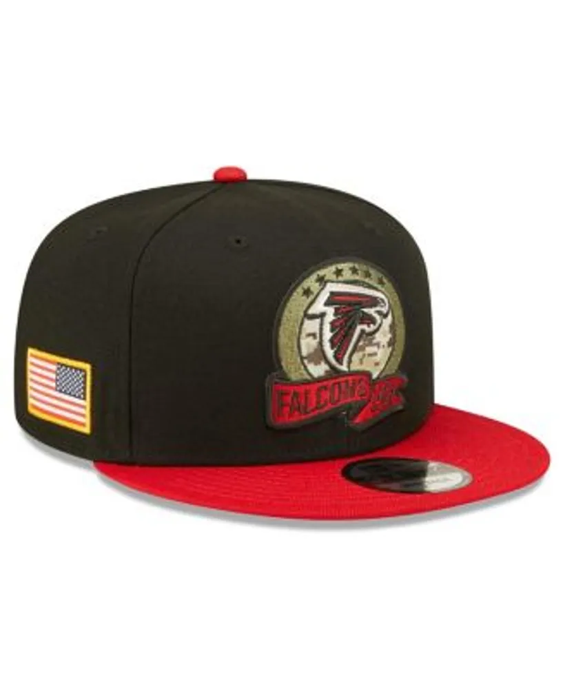 Men's New Era Red/Black Atlanta Falcons Throwback Logo Banner