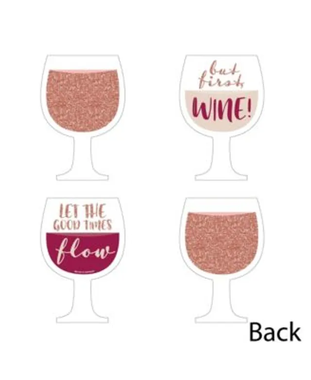 Funny Wine Glass But First Wine