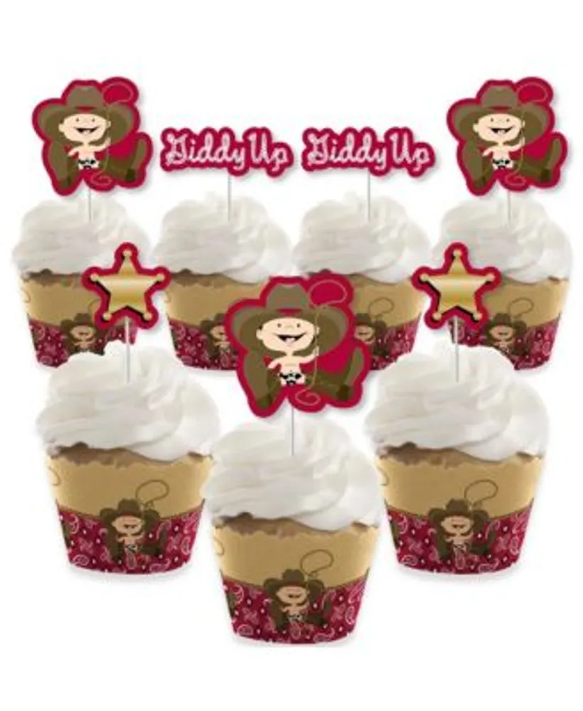 Big Dot of Happiness Yeti to Party - Dessert Cupcake Toppers