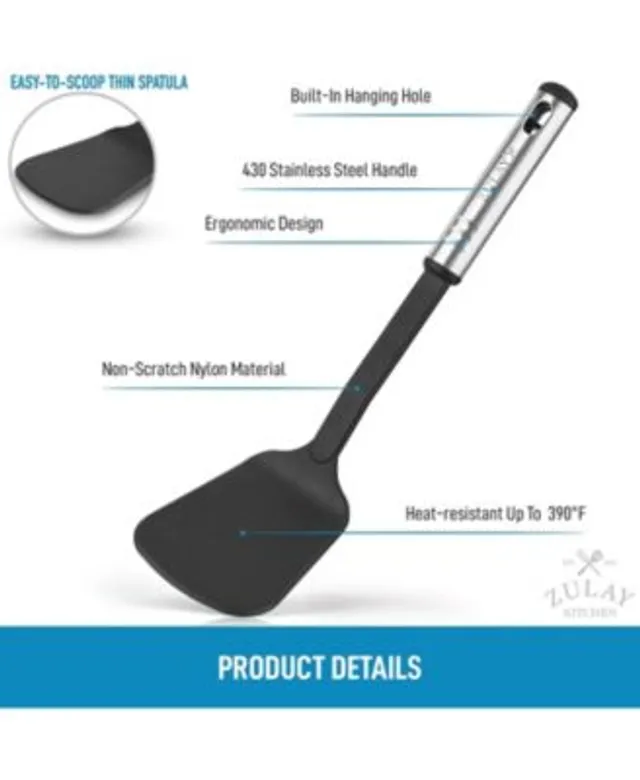 Zulay Kitchen Flexible Silicone Spatula Small