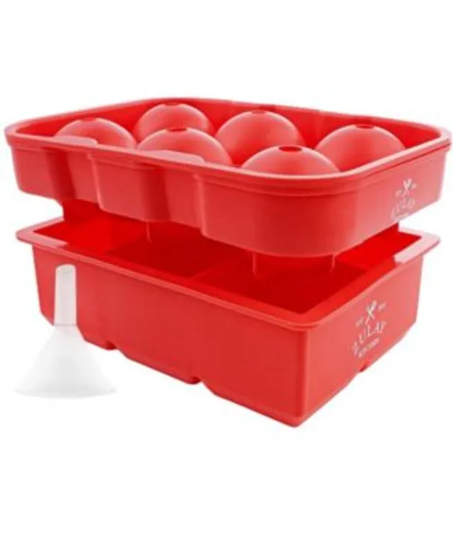 2PC ICE CUBE TRAY WITH STORAGE BIN -48