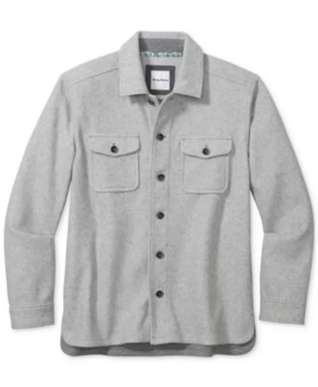 Antigua Gray Buffalo Bills Industry Flannel Button-Up Shirt Jacket