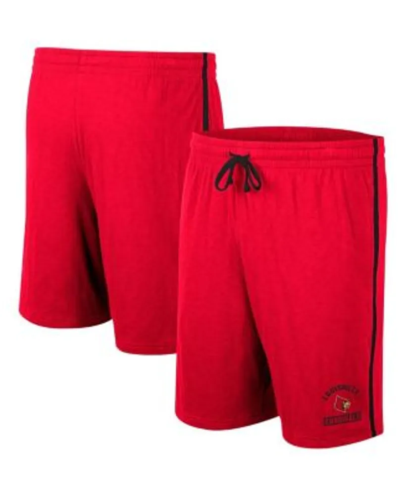 Colosseum Men's Red Louisville Cardinals Thunder Slub Shorts
