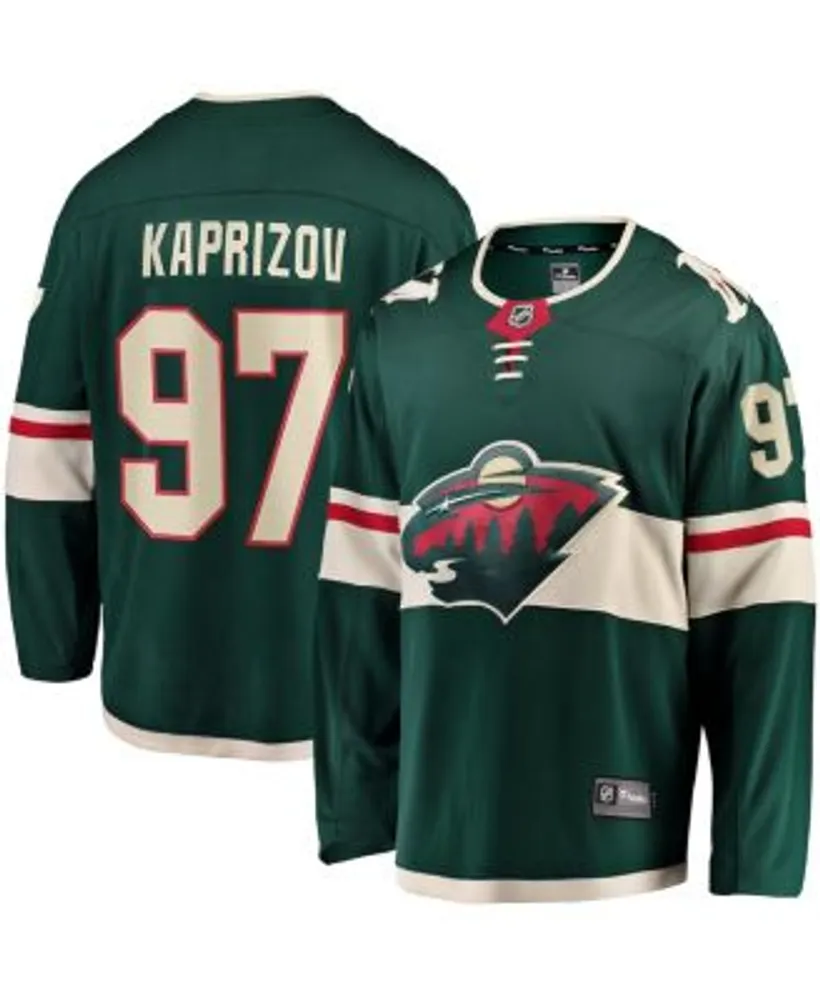 Men's Fanatics Branded Kirill Kaprizov Green Minnesota Wild Name