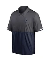 Men's Nike Navy Dallas Cowboys Sideline Coaches Performance Half-Zip  Pullover Jacket