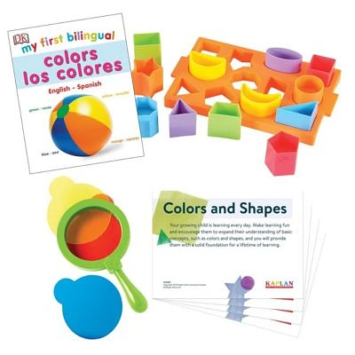 Colors Shapes Learning Kit - Bilingual