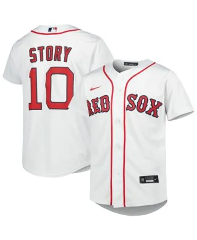 Men's Nike Trevor Story Gold Boston Red Sox City Connect Replica Player Jersey, L