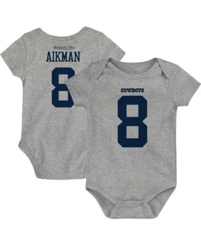 Mitchell & Ness Newborn and Infant Boys and Girls Roger Staubach Heather  Gray Dallas Cowboys Retired Player Mainliner Name and Number Bodysuit -  Macy's