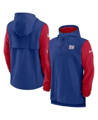 New York Giants Nike Performance Sideline Lockup Full-Zip Hoodie - Royal