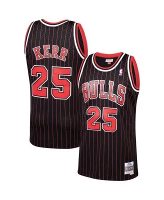 Mitchell & Ness Red Chicago Bulls Hardwood Classics Hyper Hoops Moto Sublimated Long Sleeve T-Shirt