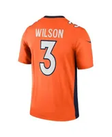 Russell Wilson Denver Broncos Nike Elite Jersey Orange Mens Large