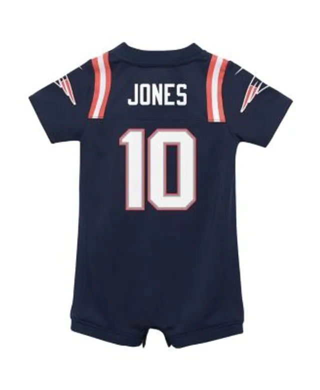 Newborn & Infant Nike Justin Fields Navy Chicago Bears Game Romper Jersey