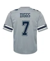 Youth Nike Trevon Diggs Gray Dallas Cowboys Inverted Game Jersey