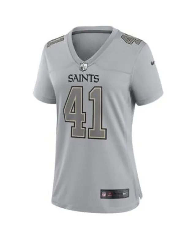 Nike Team Jersey Youth Small Alvin Kamara 41 New Orleans Saints Black Jersey