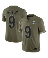 Nike Men's Matthew Stafford Bone Los Angeles Rams Vapor Limited Jersey