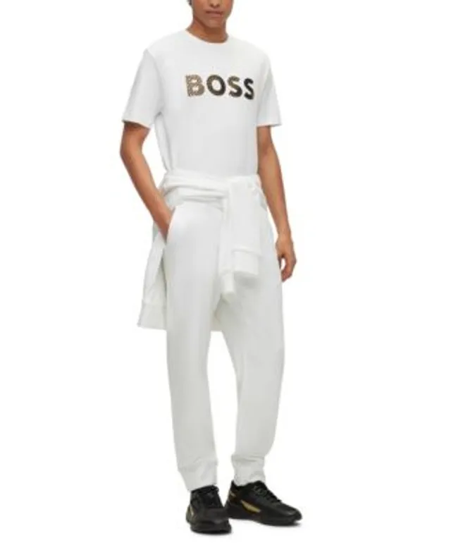 BOSS - BOSS x NFL cotton-terry tracksuit bottoms with